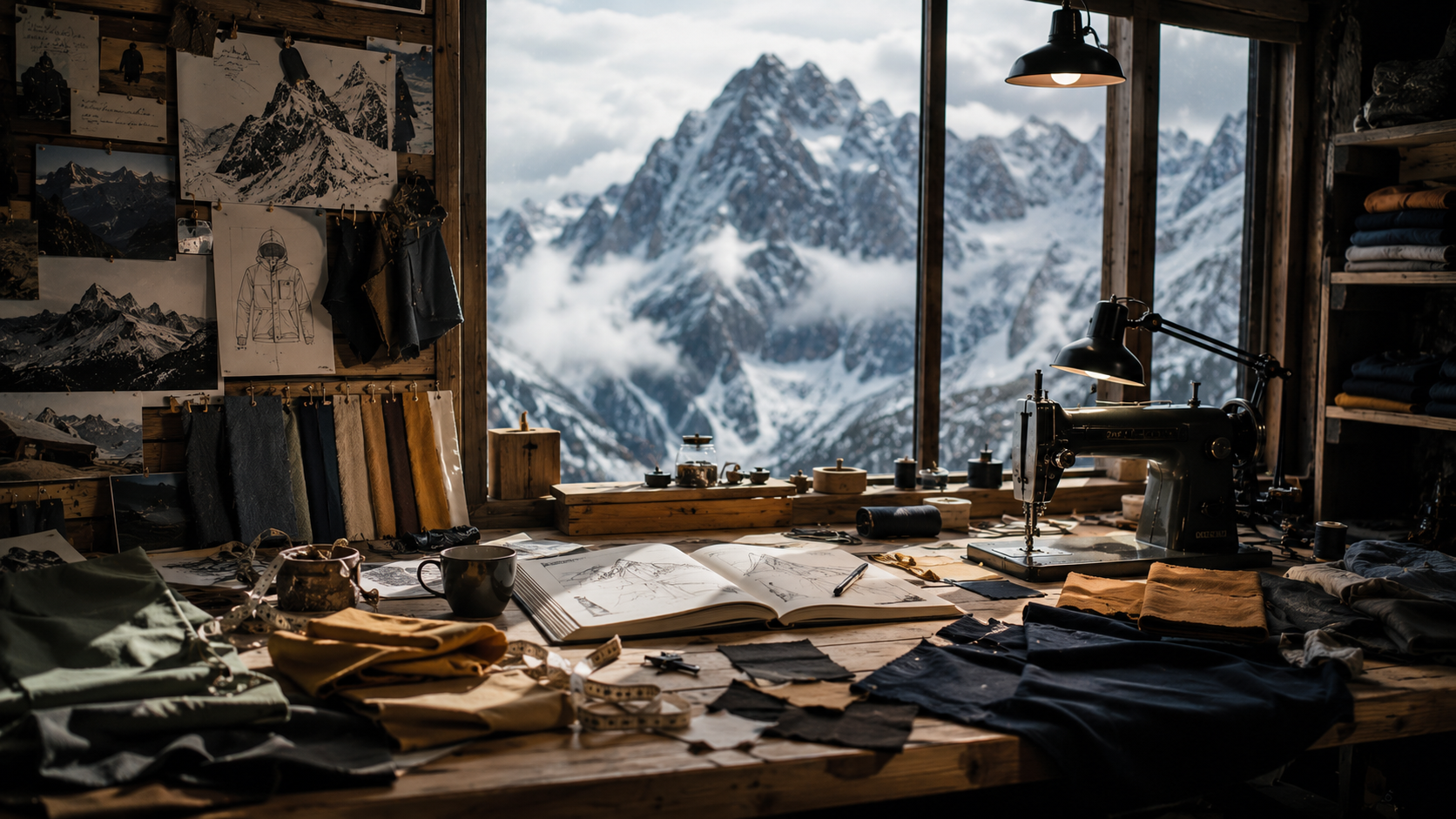 Snow-covered alpine peaks at dawn — the environments LONGPOWER ski gear is built for