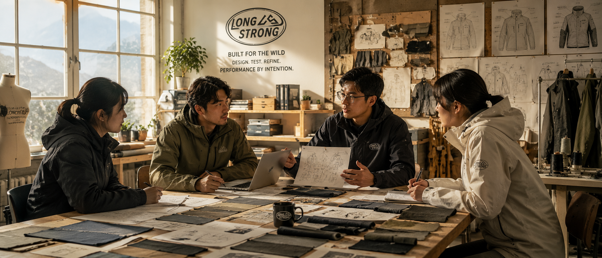 LONGPOWER outdoor gear and workspace for global partnership
